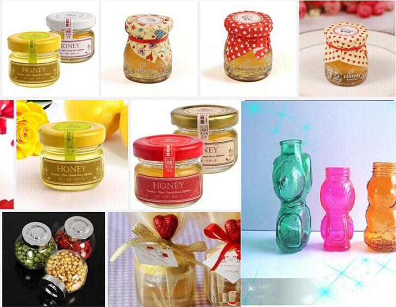 Candy glass bottle candy jar bottle