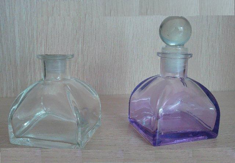 Glass craft bottle shaped glass bottle